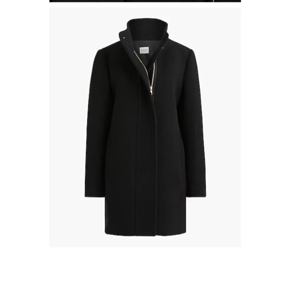 J. Crew Black Pea Coat - Picture 2 of 9